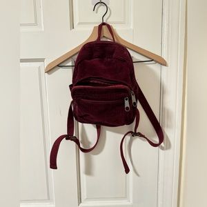 Mini Corduroy Backpack